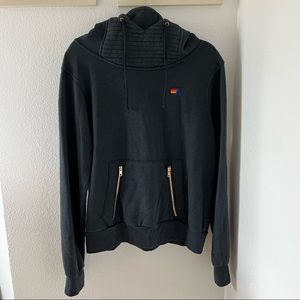 Aviator Nation Ninja Pullover Hoodie Charcoal